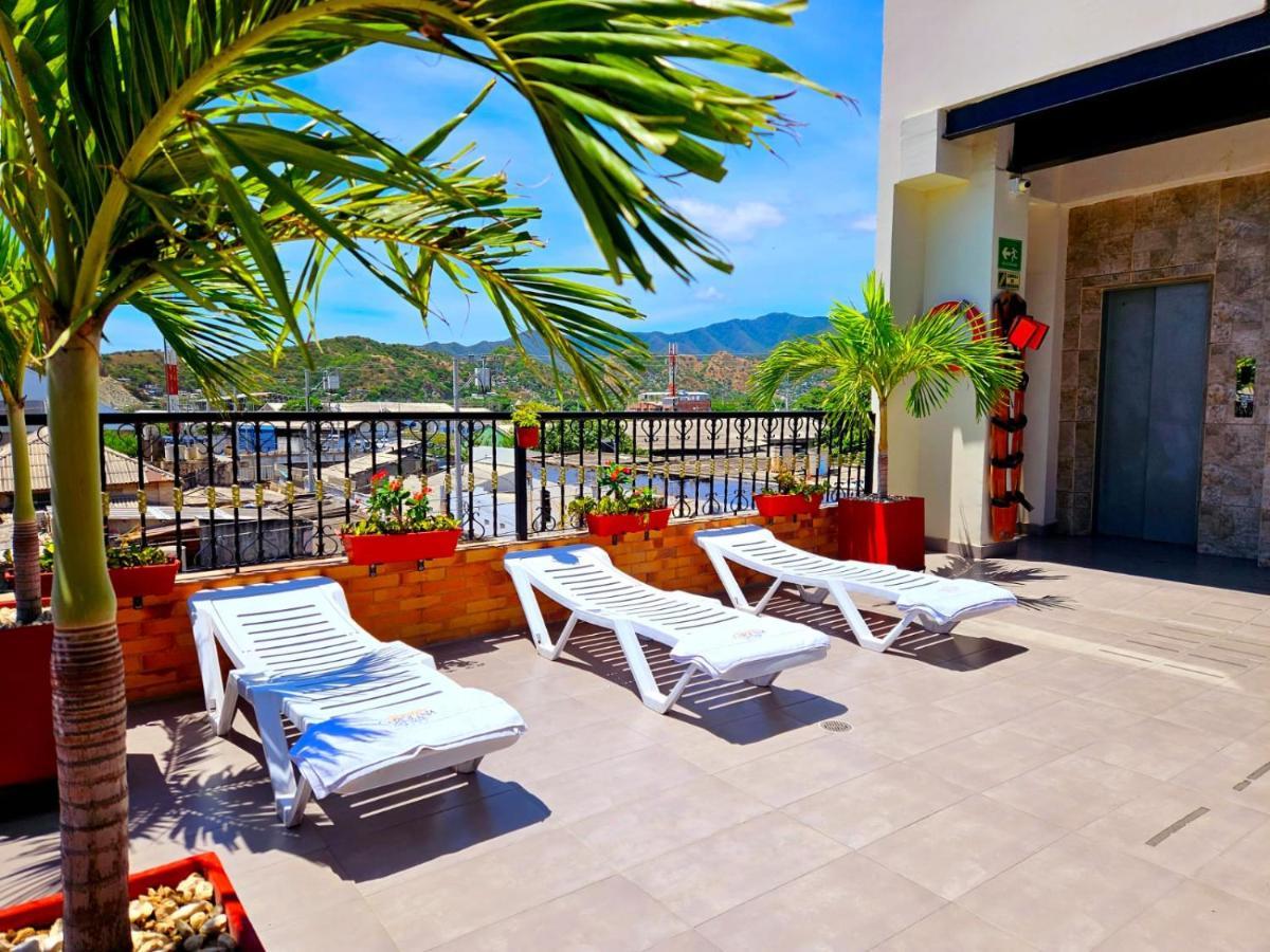Hotel Carolina Del Mar Санта Марта Екстериор снимка